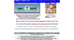 Desktop Screenshot of libertycarpetone.com